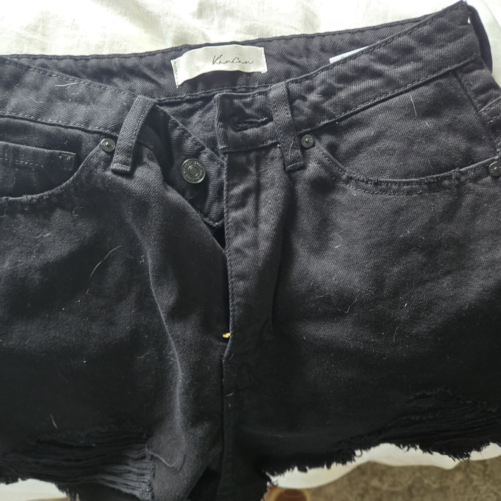 KanCan Women's Dark Jean Shorts